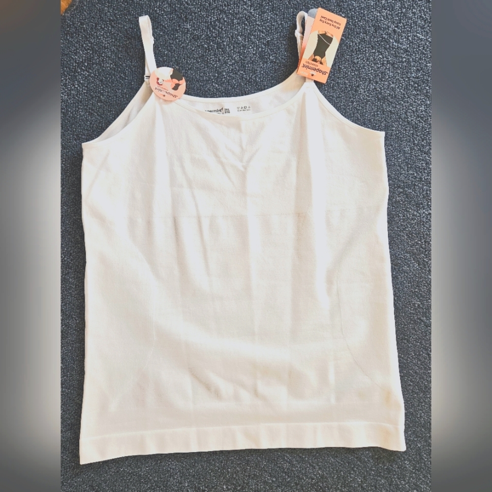 Shapermint NWT Women's Bright White 3X Cami